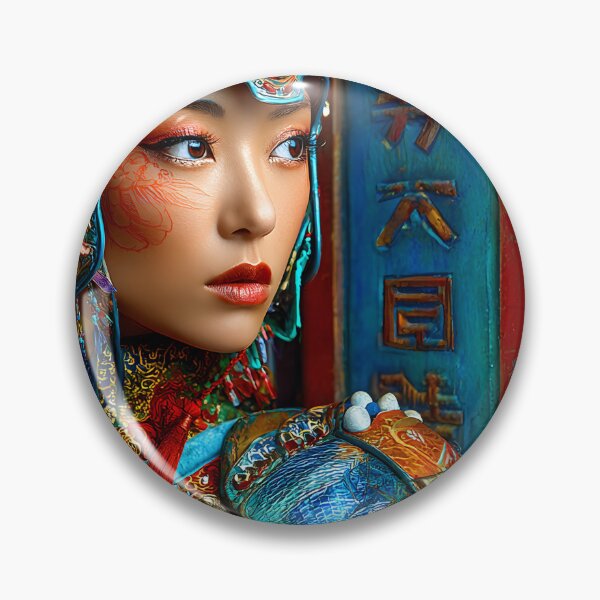 Item preview, Intricate Warrior Artistry in Vibrant Colors designed and sold by Artessie.