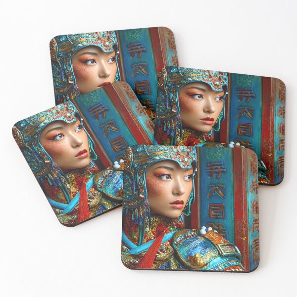 Item preview, Intricate Warrior Artistry in Vibrant Colors designed and sold by Artessie.
