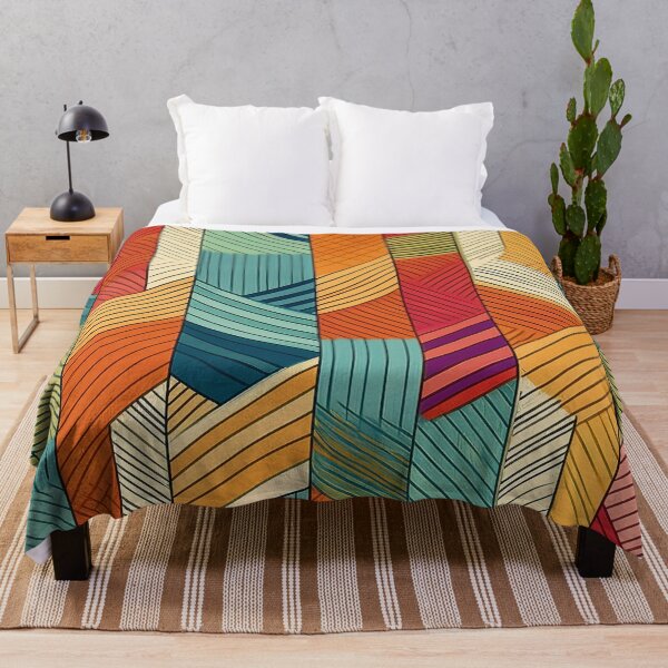 Item preview, Colorful retro pattern design designed and sold by Photopat.