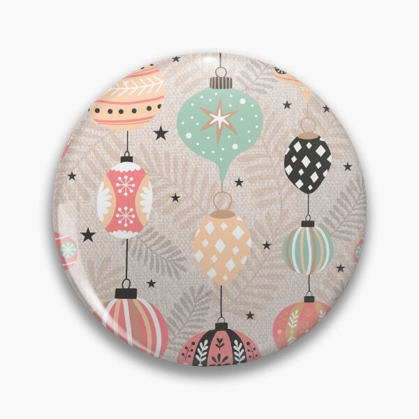Item preview, Christmas festive baubles holiday ornaments decorations stars leaves designed and sold by Nicola-Rowe.