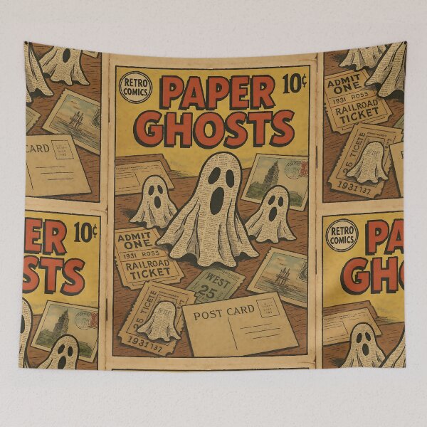 Item preview, Retro Ephemera: Paper Ghosts designed and sold by bapupa.