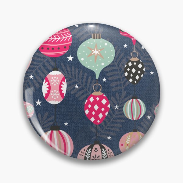 Item preview, Christmas festive baubles holiday ornaments decorations stars leaves designed and sold by Nicola-Rowe.