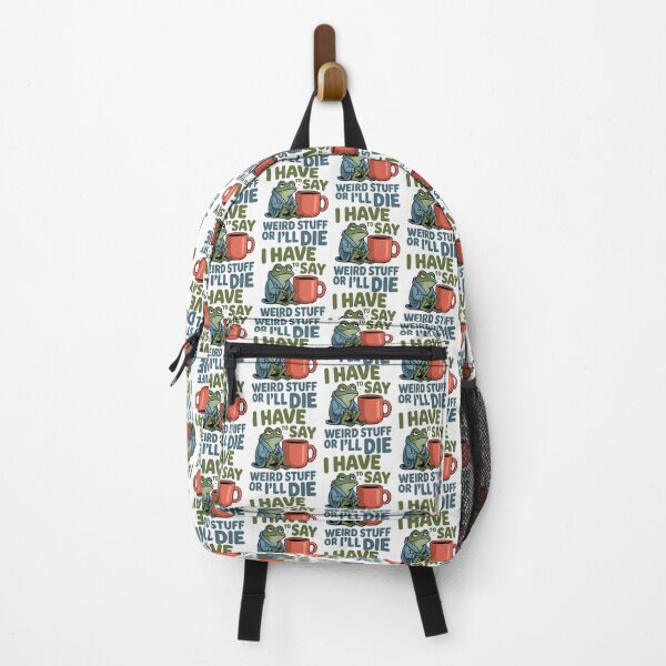 Item preview, I Have To Say Weird Stuff Or I Will Die Retro Quote designed and sold by JuliusaMenzelo.