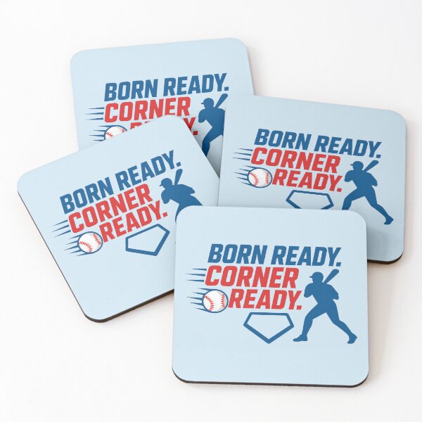Item preview, Born Ready Corner Ready Baseball Graphic – Bold Sports Design designed and sold by MarJul.