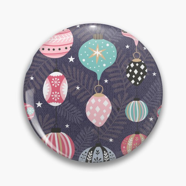 Item preview, Christmas festive baubles holiday ornaments decorations stars leaves designed and sold by Nicola-Rowe.