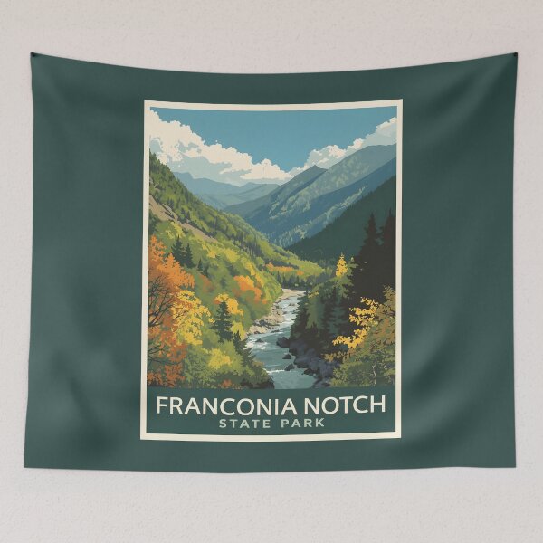 Item preview, Franconia Notch State Park - New Hampshire  designed and sold by GoodOldVintage.