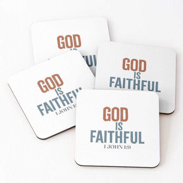 Item preview, God is faithful - 1 John 1:9 designed and sold by LambsPath.