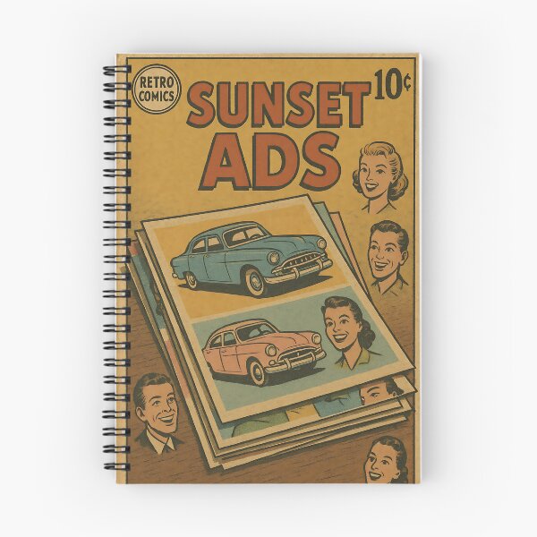 Item preview, Retro Ephemera: Sunset Ads designed and sold by bapupa.