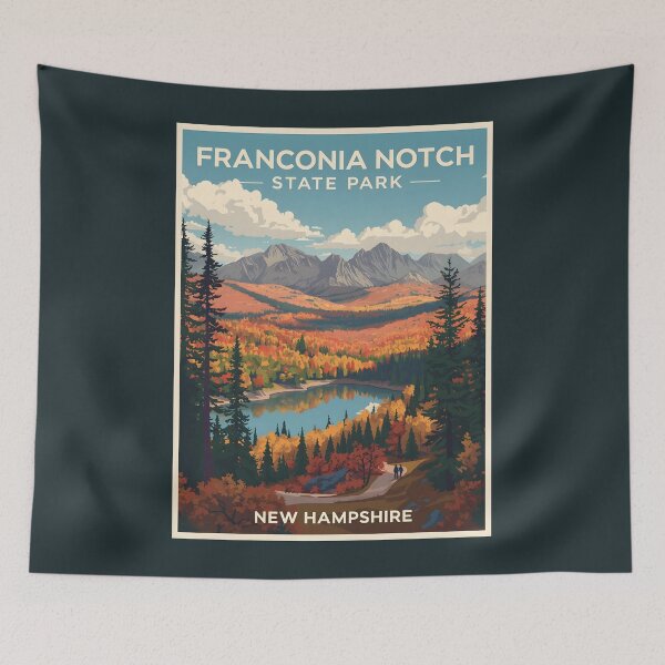 Item preview, Franconia Notch State Park - New Hampshire  designed and sold by GoodOldVintage.
