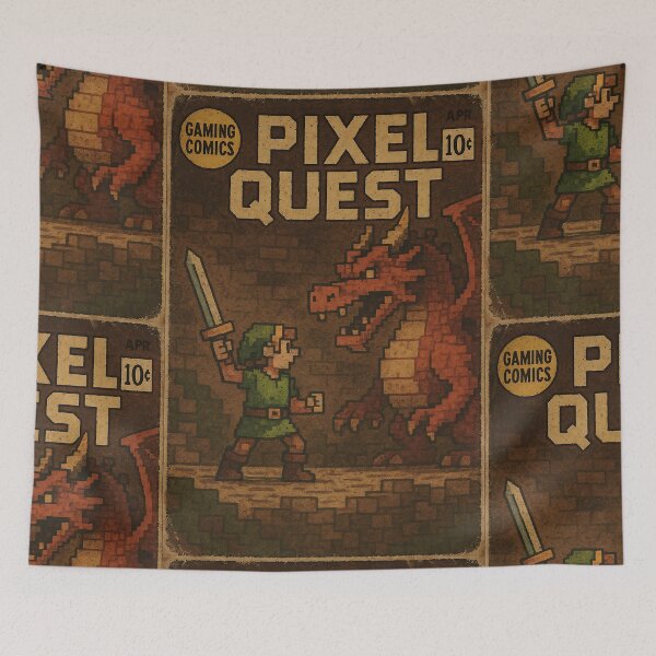 Item preview, Retro Gaming: Pixel Quest designed and sold by bapupa.