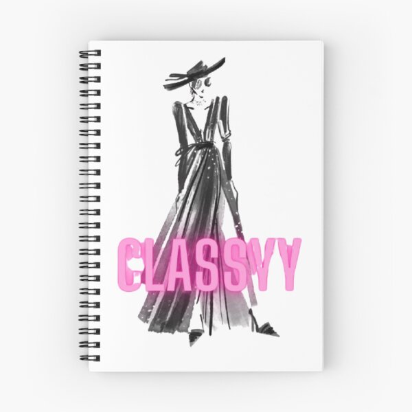 Item preview, Classyy Chic Lady Illustration | Elegant Black & Pink Neon Fashion Art designed and sold by SOLIORA  ATELIER.