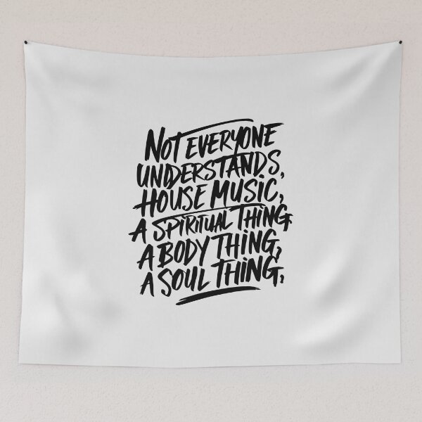 Item preview, House music anthem DJs gift. designed and sold by paulo silveira.