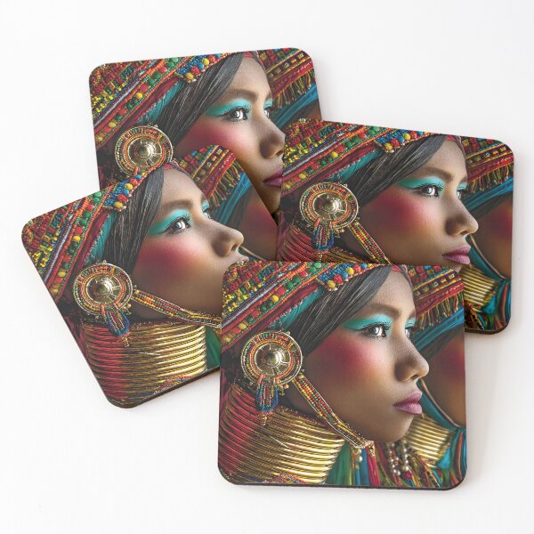 Item preview, Stunning Cultural Portrait With Vivid Accessories designed and sold by Artessie.