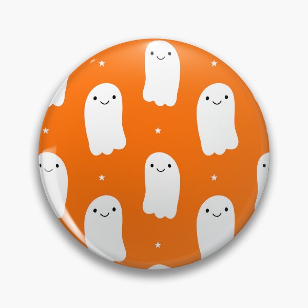 Item preview, Halloween cute smiling happy white ghosts with stars designed and sold by Nicola-Rowe.