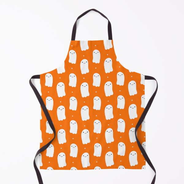 Item preview, Halloween cute smiling happy white ghosts with stars designed and sold by Nicola-Rowe.