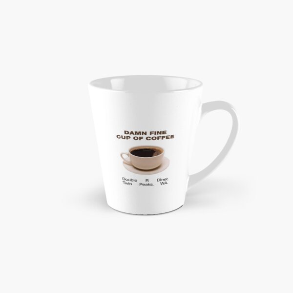 Mug Céramique Twin Peaks Sheriff Department + Dessous De Verre Bois - 325 Ml - Cadeau Fan Série
