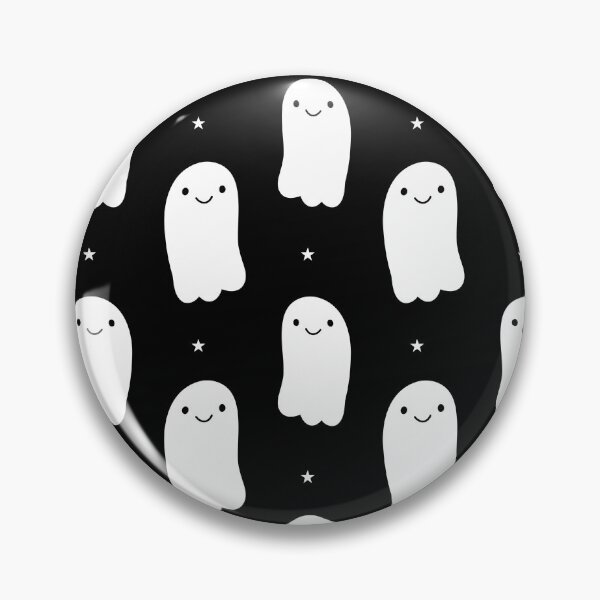 Item preview, Halloween cute smiling happy white ghosts with stars designed and sold by Nicola-Rowe.
