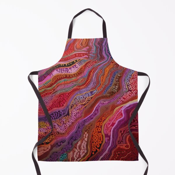 Item preview, Aboriginal Inspired Dot Art - Lava and Magma Flows designed and sold by GrinGalore.