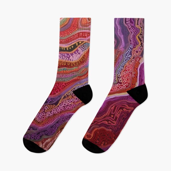 Item preview, Aboriginal Inspired Dot Art - Lava and Magma Flows designed and sold by GrinGalore.