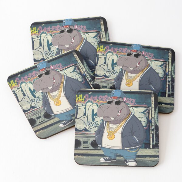 Item preview, Rap Star Hippo designed and sold by NeatThingLover.