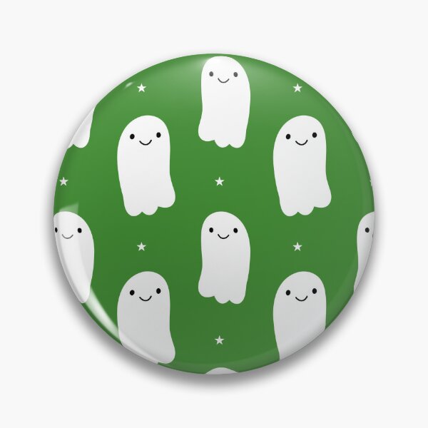 Item preview, Halloween cute smiling happy white ghosts with stars designed and sold by Nicola-Rowe.