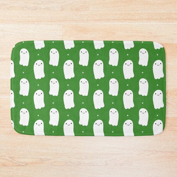 Item preview, Halloween cute smiling happy white ghosts with stars designed and sold by Nicola-Rowe.