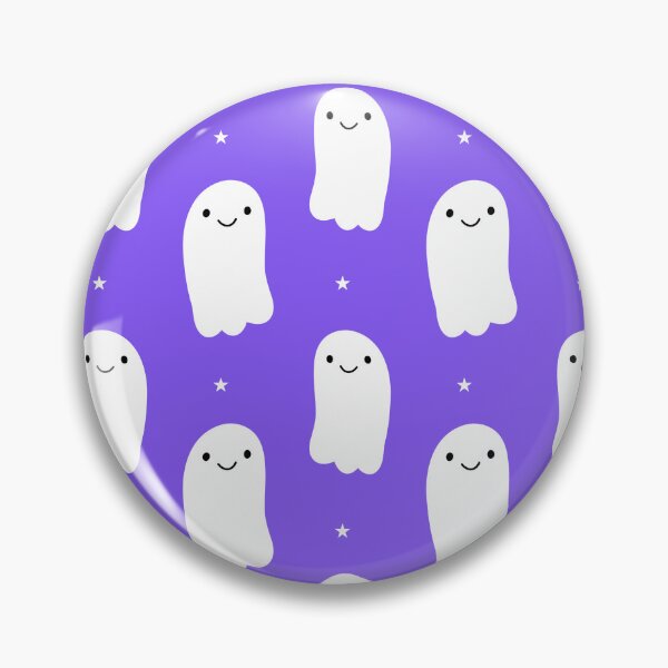 Item preview, Halloween cute smiling happy white ghosts with stars designed and sold by Nicola-Rowe.