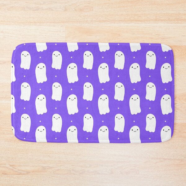 Item preview, Halloween cute smiling happy white ghosts with stars designed and sold by Nicola-Rowe.
