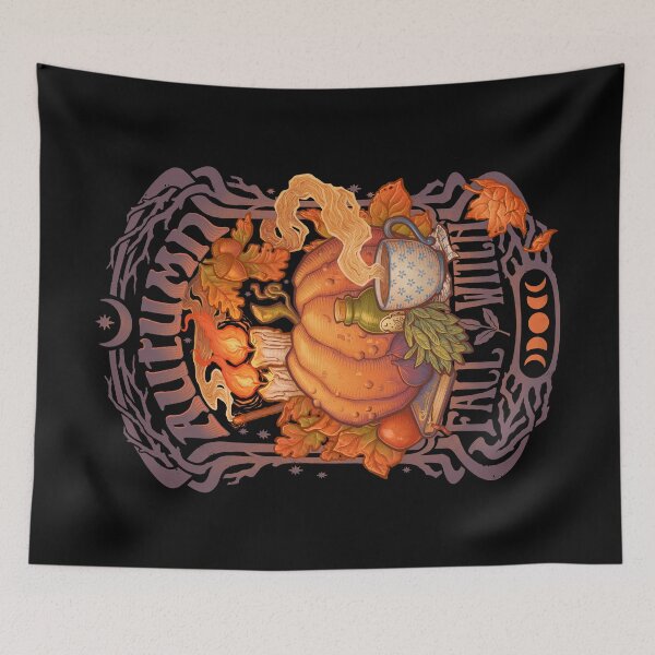 Item preview, AUTUMN: Fall Witch designed and sold by medusadollmaker.