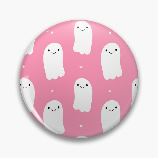 Item preview, Halloween cute smiling happy white ghosts with stars designed and sold by Nicola-Rowe.