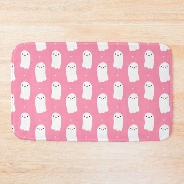 Item preview, Halloween cute smiling happy white ghosts with stars designed and sold by Nicola-Rowe.
