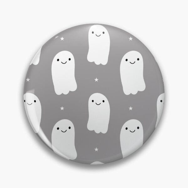 Item preview, Halloween cute smiling happy white ghosts with stars designed and sold by Nicola-Rowe.