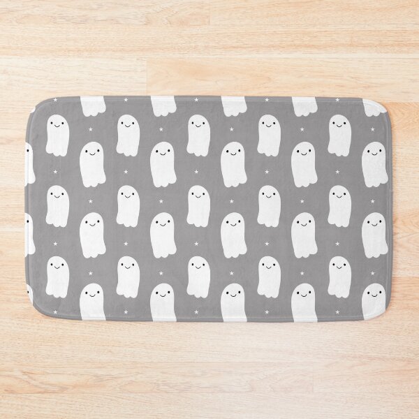 Item preview, Halloween cute smiling happy white ghosts with stars designed and sold by Nicola-Rowe.