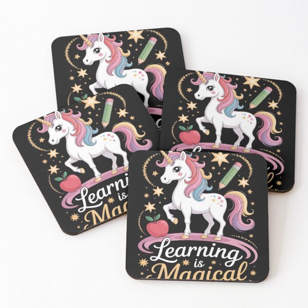 Item preview, LEARNING IS MAGICAL TEACHER UNICORN BACK TO SCHOOL UNICORN designed and sold by GGrizeldaRivas.