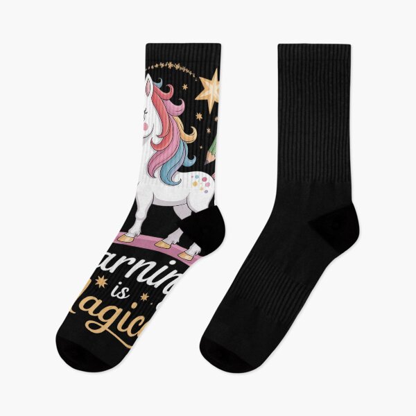 Item preview, LEARNING IS MAGICAL TEACHER UNICORN BACK TO SCHOOL UNICORN designed and sold by GGrizeldaRivas.