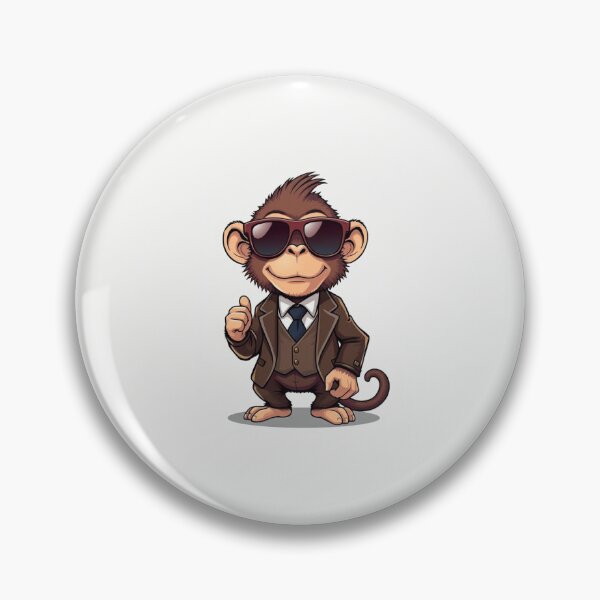 Item preview, monkey designed and sold by vinniespeer.
