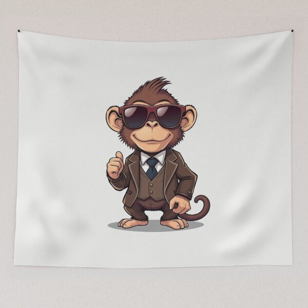 Item preview, monkey designed and sold by vinniespeer.