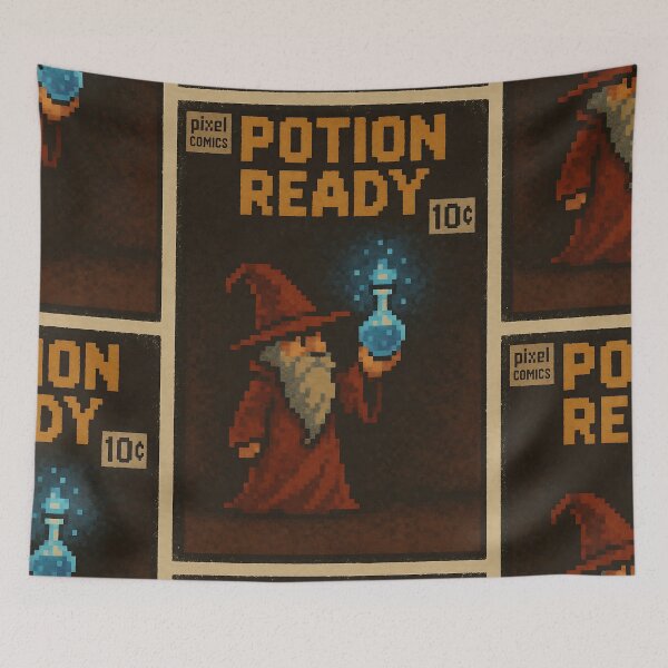 Item preview, Retro Fantasy: Potion Ready designed and sold by bapupa.