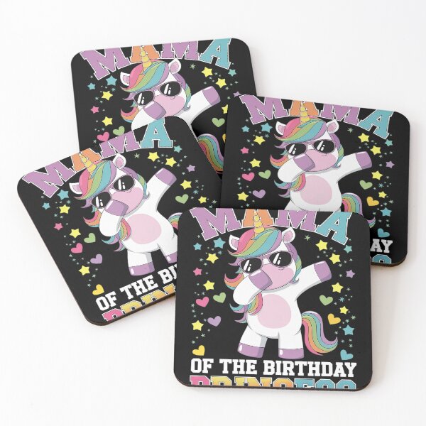 Item preview, Mama of the Birthday Princess Girl Dabbing Unicorn Mom designed and sold by GGrizeldaRivas.