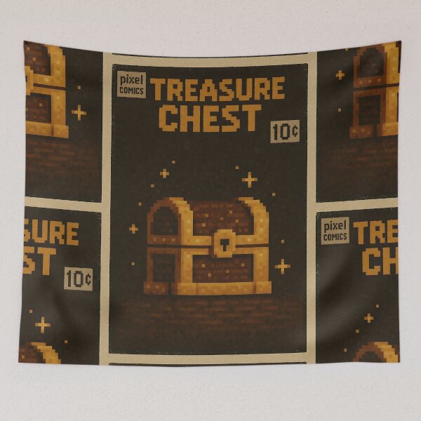 Item preview, Retro Fantasy: Treasure Chest designed and sold by bapupa.