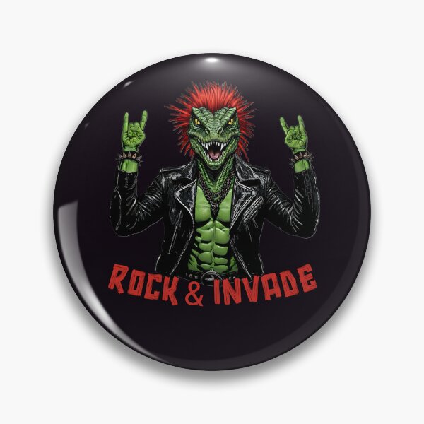 Item preview, Rock & Invade – Punk Reptile designed and sold by SidTastic .