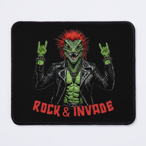 Item preview, Rock & Invade – Punk Reptile designed and sold by SidTastic .