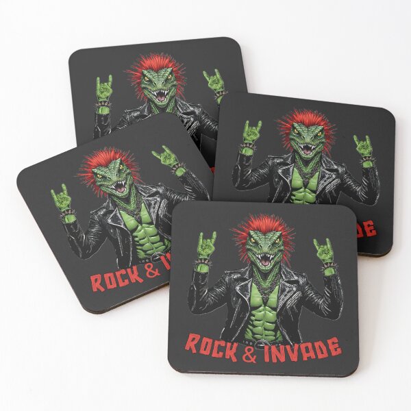 Item preview, Rock & Invade – Punk Reptile designed and sold by SidTastic .