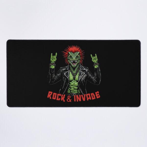 Item preview, Rock & Invade – Punk Reptile designed and sold by SidTastic .