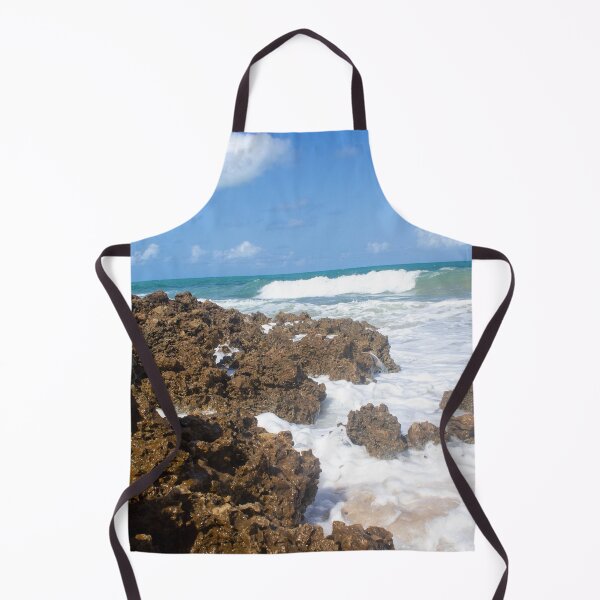 Item preview, turbulent waves crashing against the rocks on the beach 5 designed and sold by felipequeiroz.