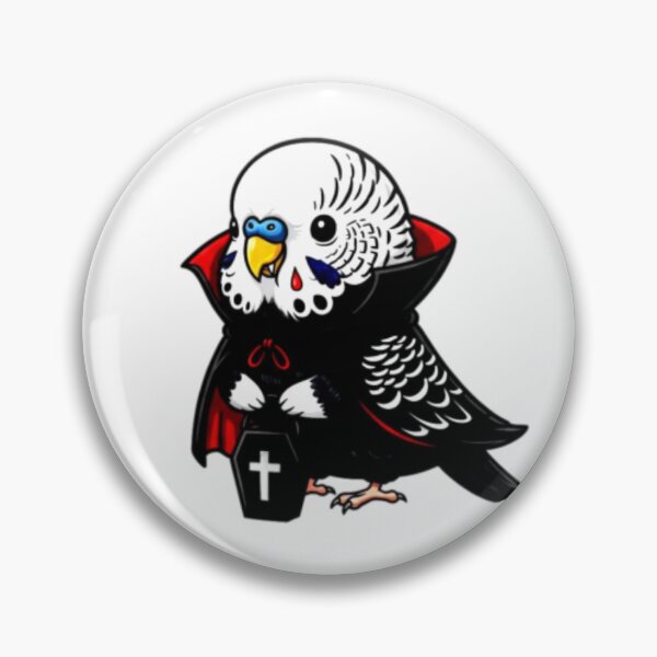Item preview, Halloween Budgie. Funny Spooky Budgie designed and sold by Obinne.