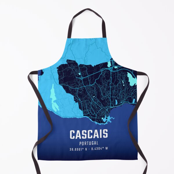 Item preview, Cascais Midnight City Map designed and sold by HomeLivingCo.
