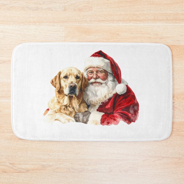 Item preview, Santa Hugging Labrador – Christmas Love Design designed and sold by Litely.