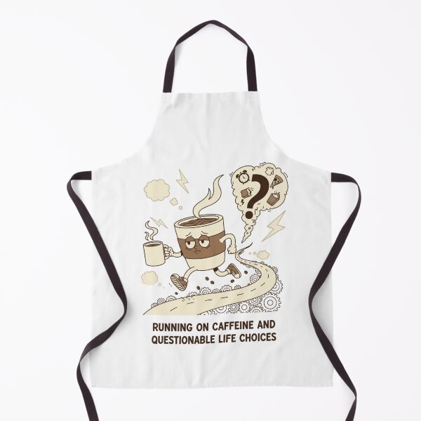 Item preview, Tired Coffee Cup Runs on Poor Decisions designed and sold by WildLeafDigital.