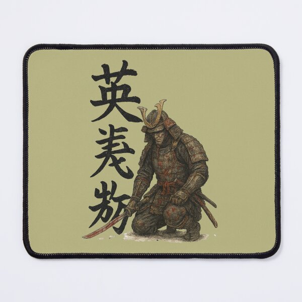 Item preview, Kneeling Samurai, always remember about honor. designed and sold by PabDam.